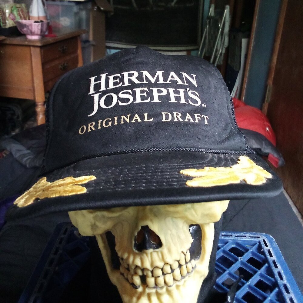 Deadstock Vintage Herman Joseph's Original Draft Scrambled Eggs Snap Trucker Hat